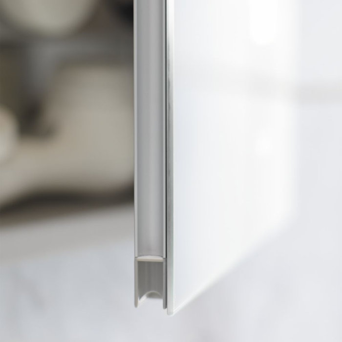 Robern AiO W H Recessed Frameless Medicine with Mirror and 6